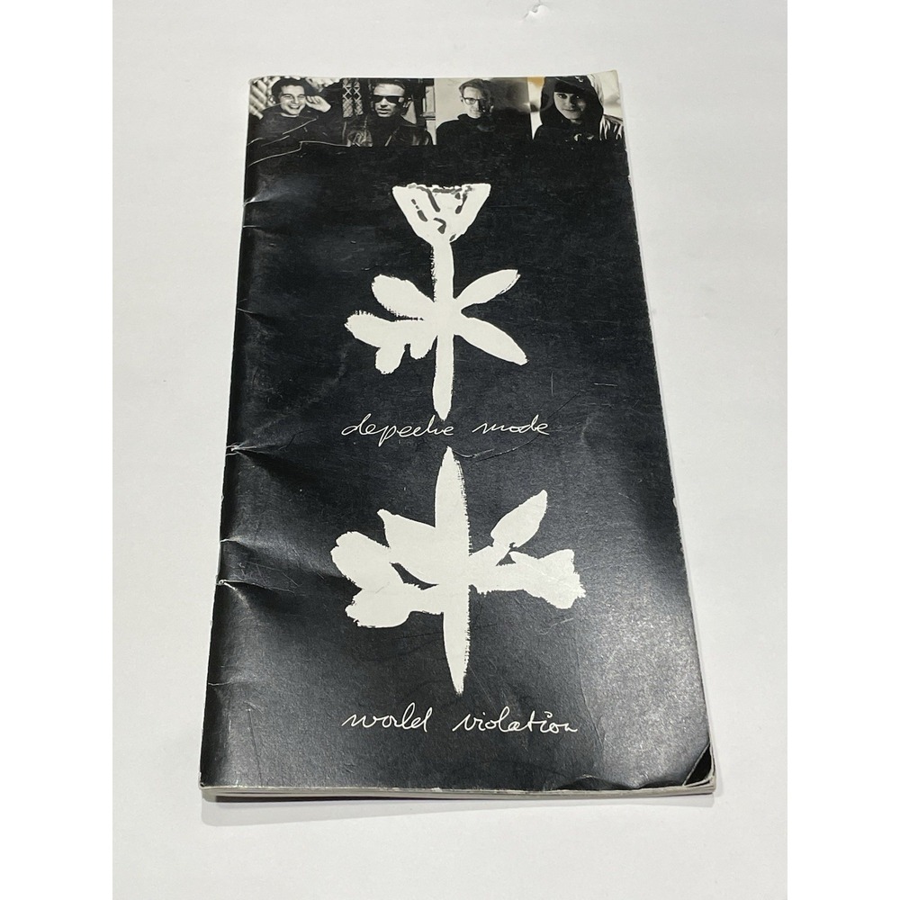 Depeche Mode World Violation Violator Tour Rose 1990 Concert Program Photo Book